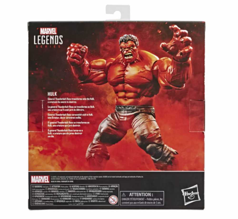 Marvel Legends, Target Exclusive: Red Hulk - Hasbro (Marvel Superheroes) action figure collectible - Main Image 4