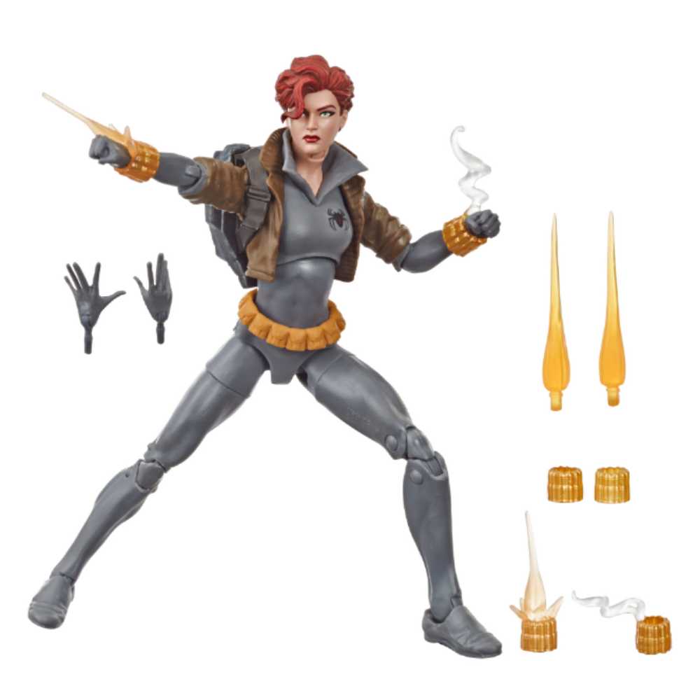 Marvel Legends Black Widow Grey Suit Walmart Exclusive: - Hasbro (Marvel Superheroes) action figure collectible - Main Image 2