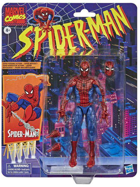 Marvel Legends, Spider-man Retro Wave: Spider-man  - Hasbro (Marvel Superheroes) action figure collectible - Main Image 3