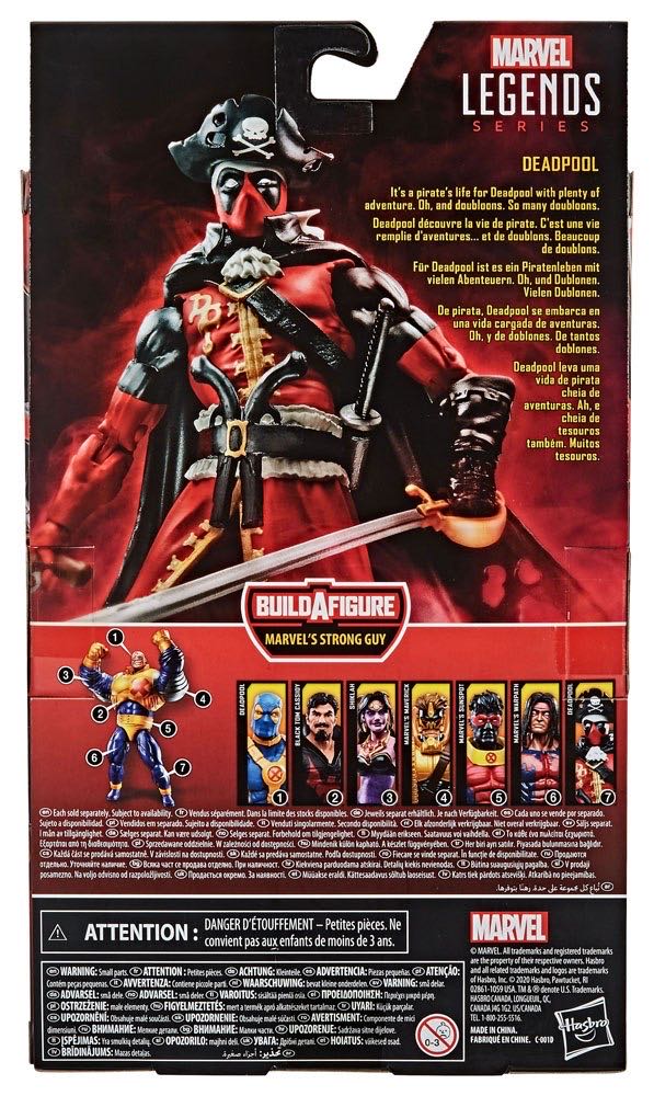 Marvel Legends, Strong Guy Wave: Deadpool (Pirate) - Hasbro (Marvel Superheroes) action figure collectible - Main Image 4