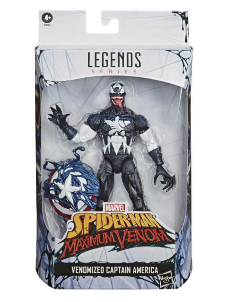 Marvel Legends Captain America Venomized Fan Channel/Walmart Exclusive: - Hasbro (Marvel Superheroes) action figure collectible - Main Image 3