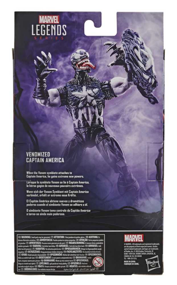 Marvel Legends Captain America Venomized Fan Channel/Walmart Exclusive: - Hasbro (Marvel Superheroes) action figure collectible - Main Image 4