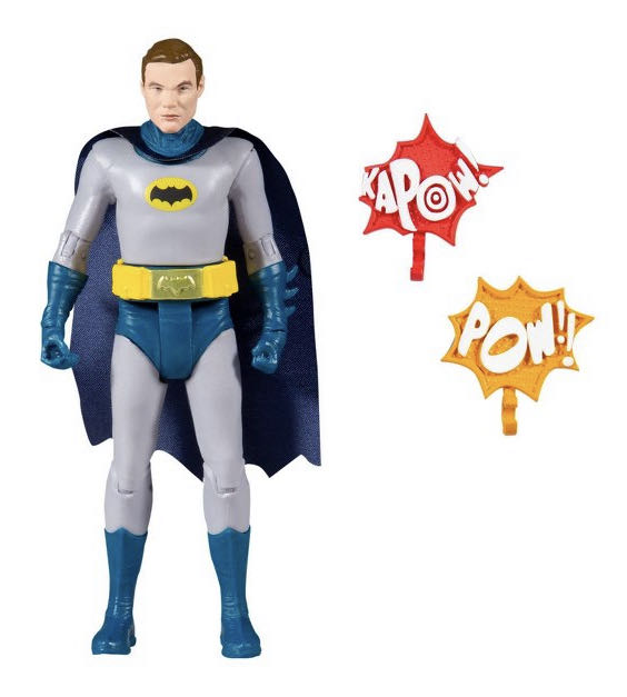 Batman (Unmasked) - McFarlane Toys (DC Retro) (Batman Classic Tv Series) action figure collectible [Barcode 787926150346] - Main Image 2