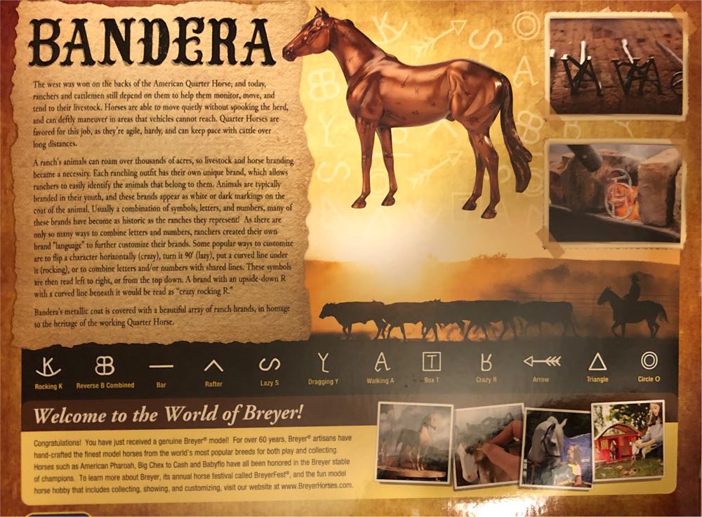 Bandera Traditional Horse - Breyer Animal Creations action figure collectible [Barcode 019756017699] - Main Image 2