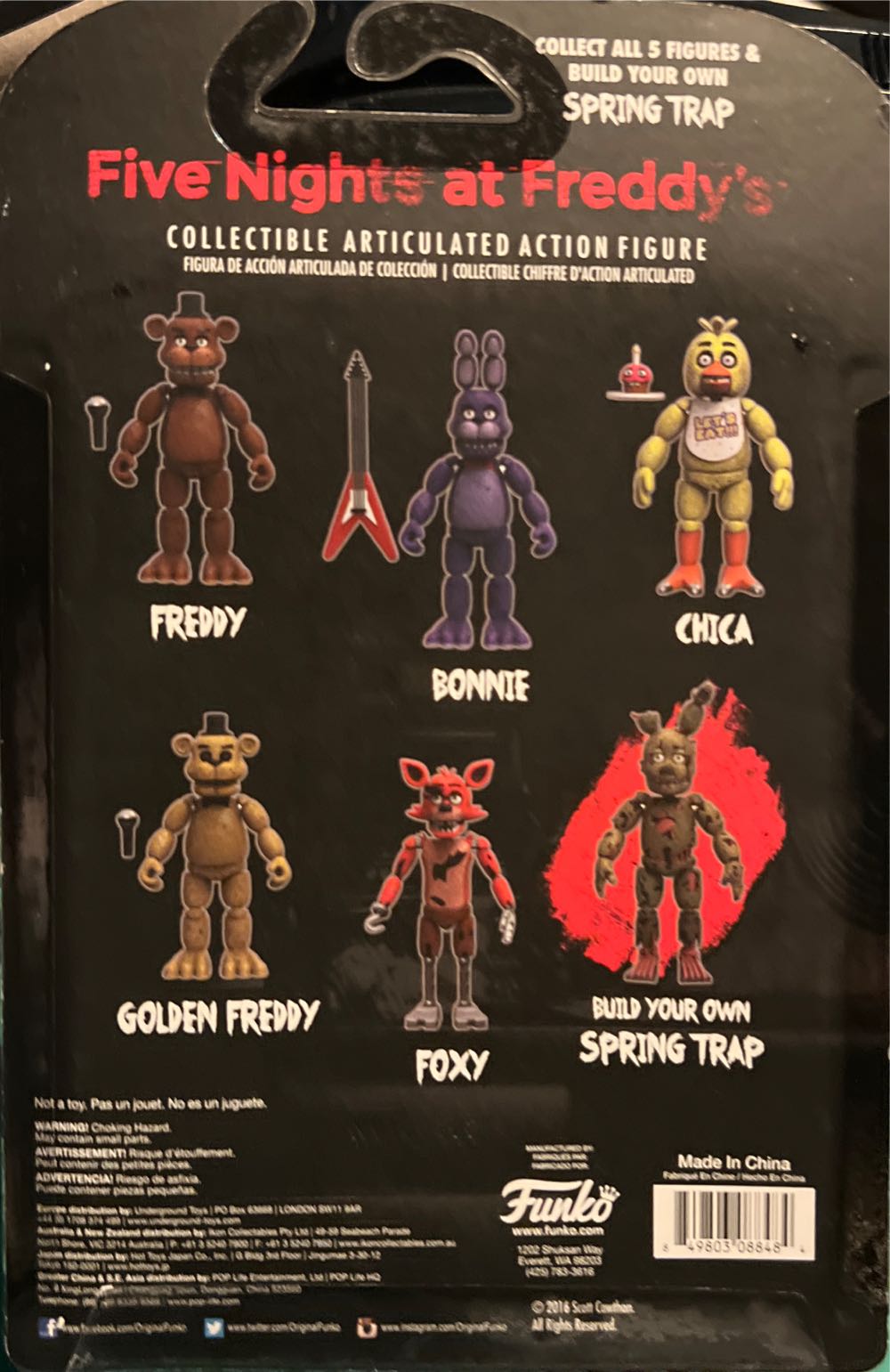 Foxy - Five Night’s At Freddy’s - Funko (Horror) action figure collectible [Barcode 849803088484] - Main Image 3