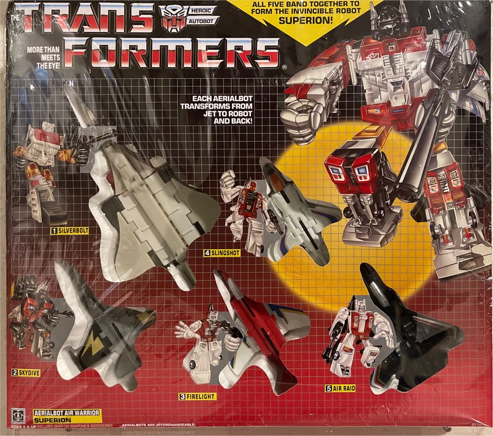 Aerialbot Air Warrior: Superion 5-Pack - Unknown (The Transformers) action figure collectible [Barcode 038976058152] - Main Image 1