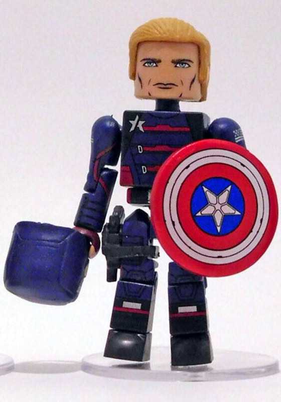 Winter Soldier & Captain America (John F Walker)(Falcon & Winter Soldier) - Diamomd Select (MiniMates) action figure collectible [Barcode 699788840597] - Main Image 4