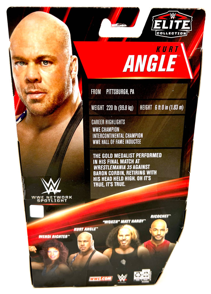 Kurt Angle - Mattel (WWE) (WWE Elite Collection - Network Spotlight) action figure collectible [Barcode 887961888638] - Main Image 2