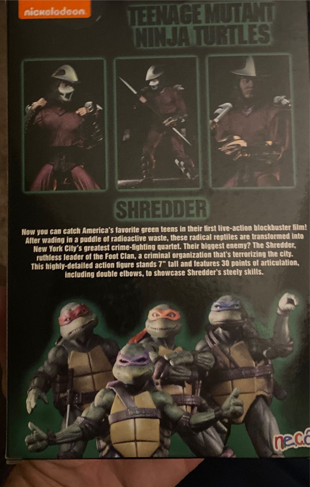 Shredder Movie - Neca action figure collectible - Main Image 3