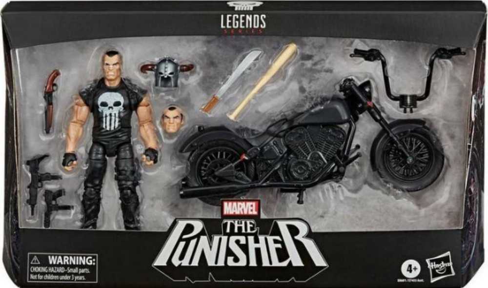 The Punisher with Motorcycle  - Hasbro (Marvel Legends: Punisher) action figure collectible - Main Image 3