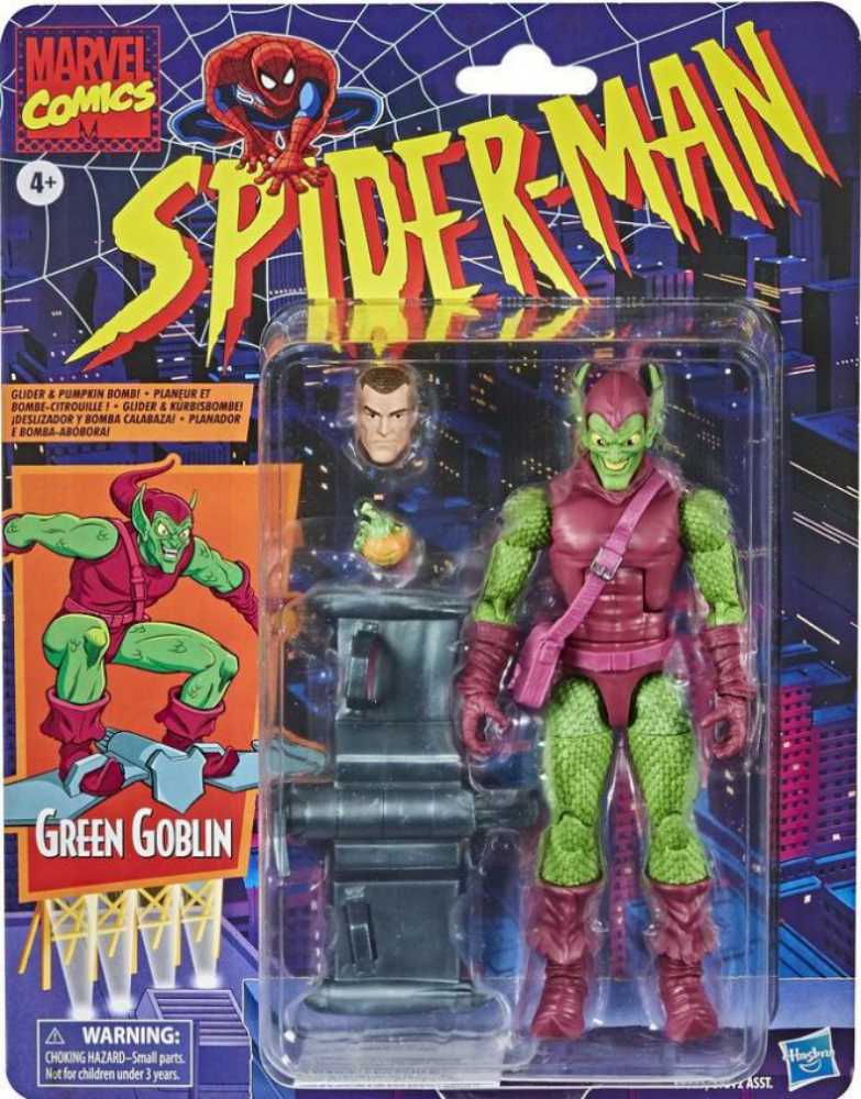 Green Goblin - Marvel Legends (Spider-man Retro Series) - Hasbro Marvel Legends (Marvel Legends) action figure collectible - Main Image 3