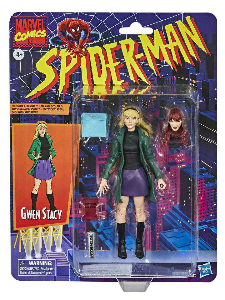 Gwen Stacy - Hasbro (Marvel Legends Spider-Man Retro Wave) action figure collectible - Main Image 3