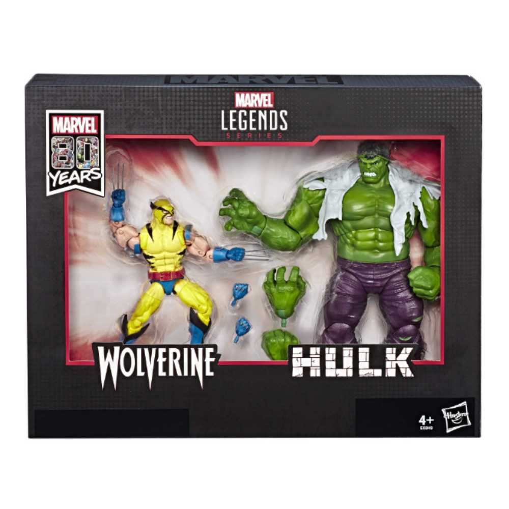Marvel Legends, Fan Channel Exclusive, 80th Anniversary 2-Pack: Hulk - Hasbro (Marvel Superheroes) action figure collectible - Main Image 3