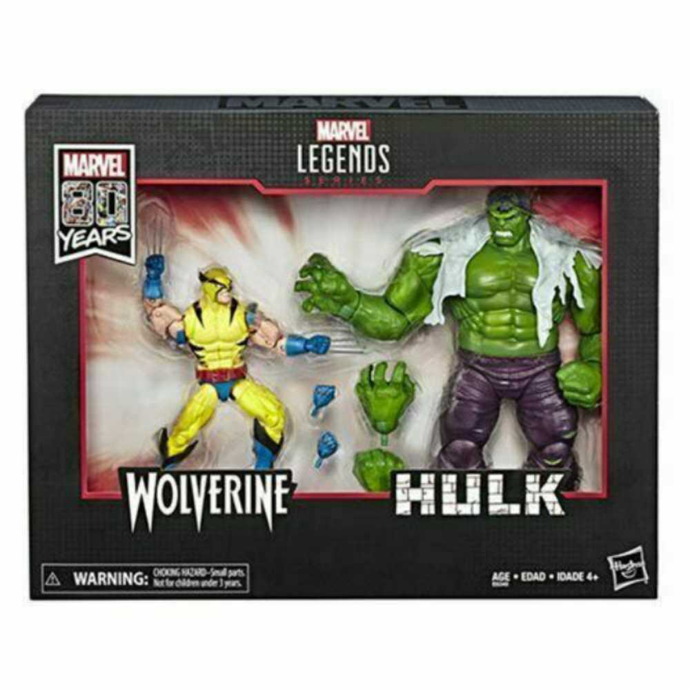 Marvel Legends, Fan Channel Exclusive, 80th Anniversary 2-Pack: Wolverine (1st Appearance) - Hasbro (Marvel Superheroes) action figure collectible - Main Image 3