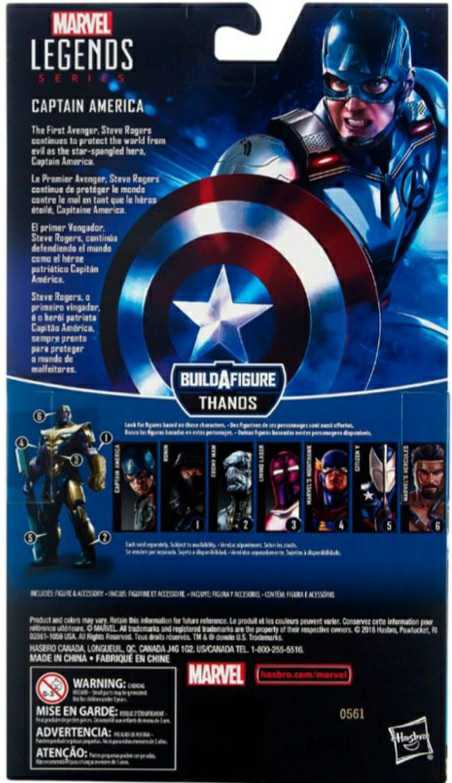 Marvel Legends, Armoured Thanos Wave: Captain America, Quantum Suit (Avengers: Endgame) - Hasbro (Marvel Superheroes) action figure collectible - Main Image 4