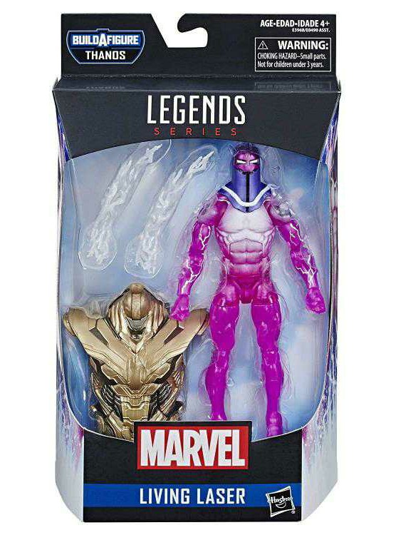 Marvel Legends, Armoured Thanos Wave: Living Lazer - Hasbro (Marvel Superheroes) action figure collectible - Main Image 3