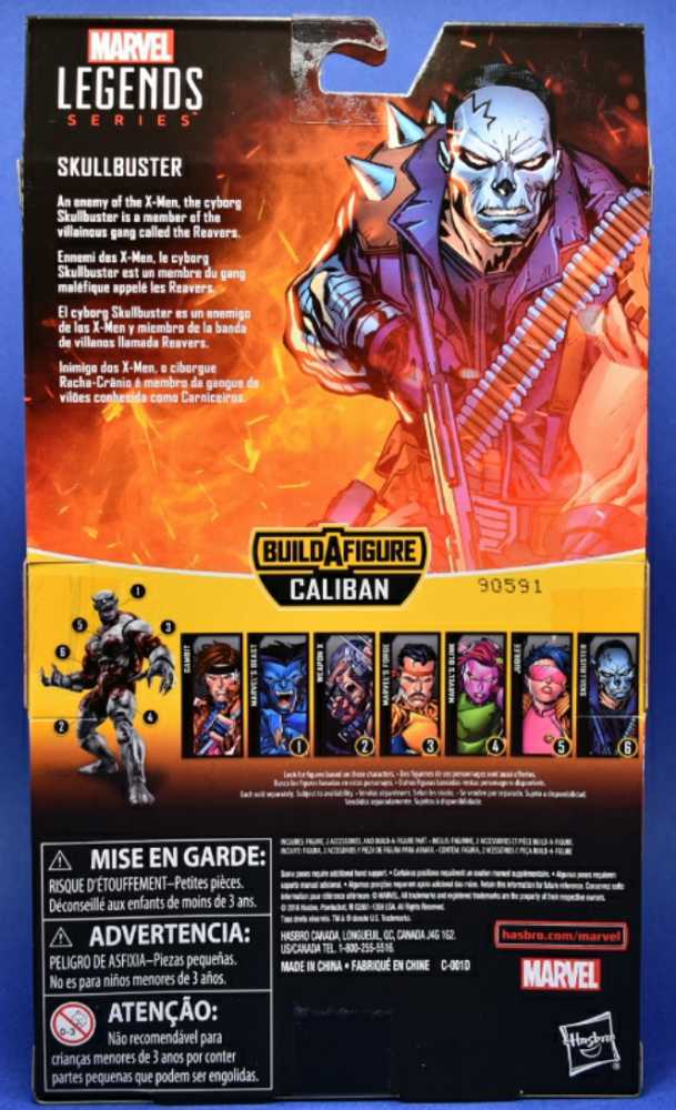 Marvel Legends, Caliban Wave: Skullbuster - Hasbro (Marvel Superheroes) action figure collectible - Main Image 4