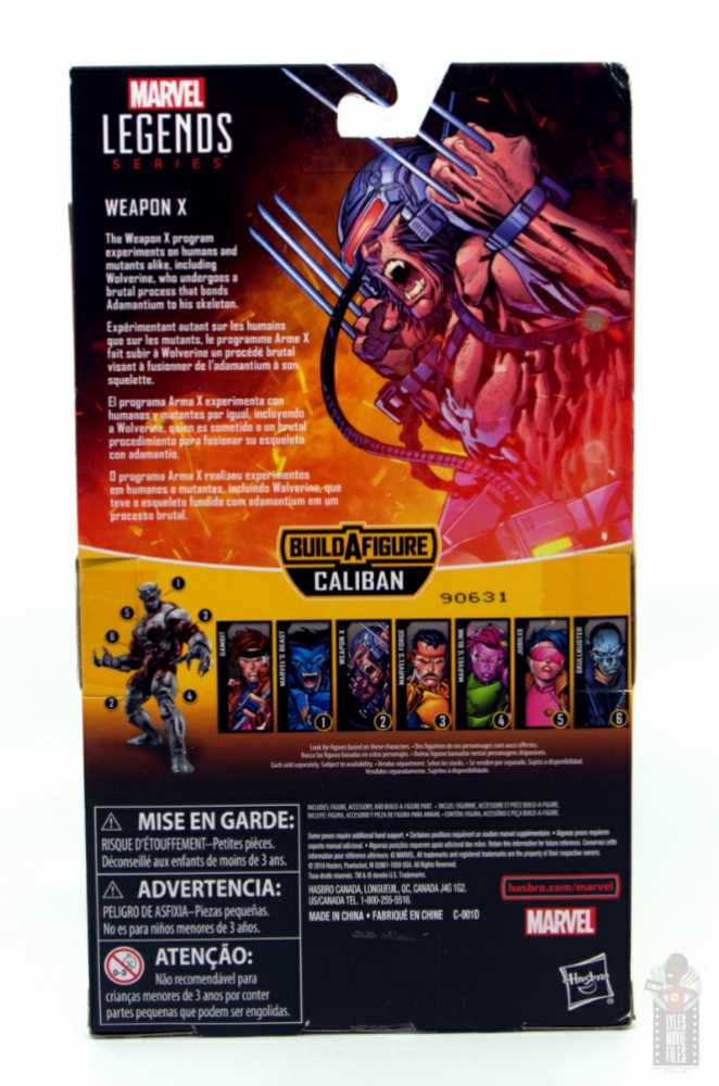 Marvel Legends, Caliban Wave: Weapon X - Hasbro (Marvel Superheroes) action figure collectible - Main Image 4