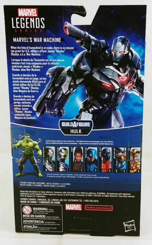 Marvel Legends War Machine Smart Hulk Wave (Avengers: Endgame) - Hasbro (Marvel Superheroes) action figure collectible - Main Image 4