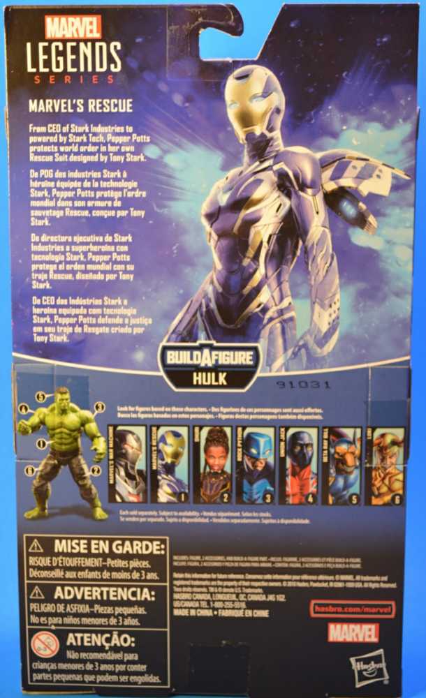 Rescue (Avengers: Endgame) - Hasbro (Smart Hulk BaF Wave) action figure collectible - Main Image 4
