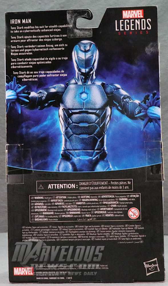 Marvel Legends, Fan Channel Exclusive, 80th Anniversary: Invincible Iron-Man, Stealth Suit - Hasbro (Marvel Superheroes) action figure collectible - Main Image 4