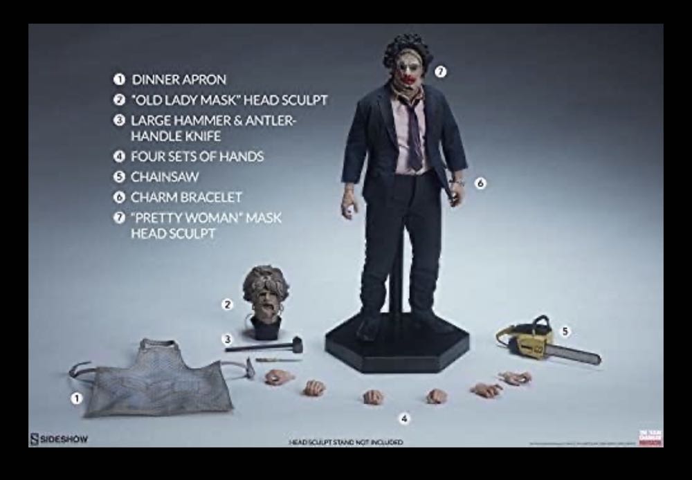 1:6 Sideshow - Leatherface - Sideshow Collectibles (The Texas Chainsaw Massacre) action figure collectible [Barcode 747720245594] - Main Image 3
