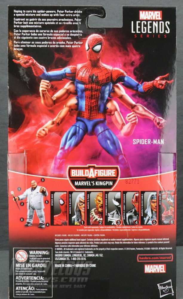 Marvel Legends Spider-Man 6 Armed Kingpin Wave - Hasbro (Marvel Superheroes) action figure collectible - Main Image 4