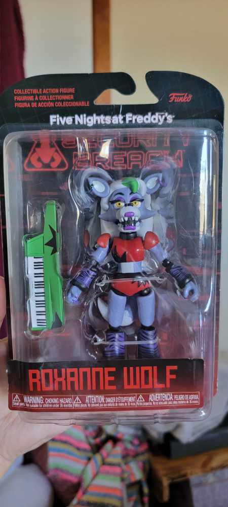 Funko Action Figure: Five Nights At Freddy’s Security Breach Roxanne Wolf Multicolour 5.5 Inches - Funko (FNAF) action figure collectible [Barcode 889698474931] - Main Image 2