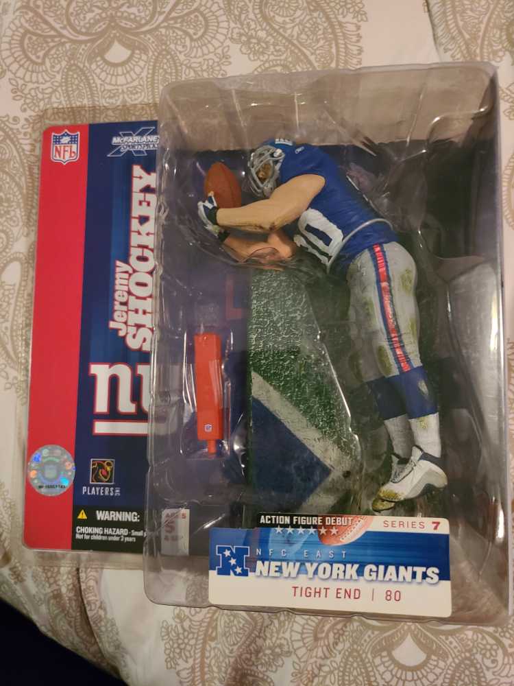 Jeremy Shockey - McFarlane’s Sportspicks (NFL Series 7) action figure collectible [Barcode 787926703634] - Main Image 2