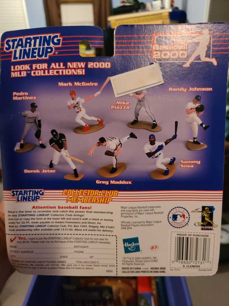 Roger Clemens - STARTING LINEUP (MLB) action figure collectible [Barcode 076930727317] - Main Image 2