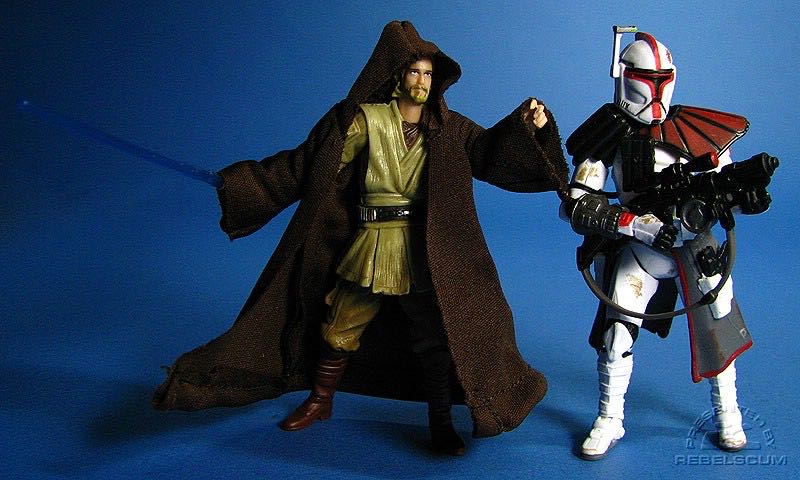 Obi-wan Kenobi & Arc Trooper Commander 1 Of 6 - Hasbro (Star Wars: The Clone Wars Micro Series) action figure collectible [Barcode 653569289432] - Main Image 4