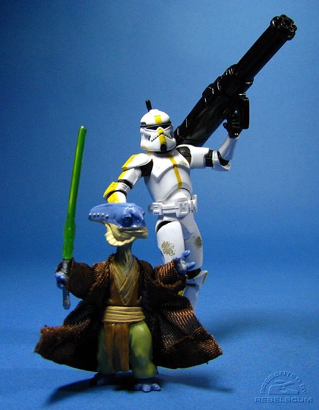 Tsui Choi & Clone Barc Trooper (2) - Star Wars (Order 66 2 Pack) - Hasbro (Star Wars) action figure collectible [Barcode 653569289456] - Main Image 4