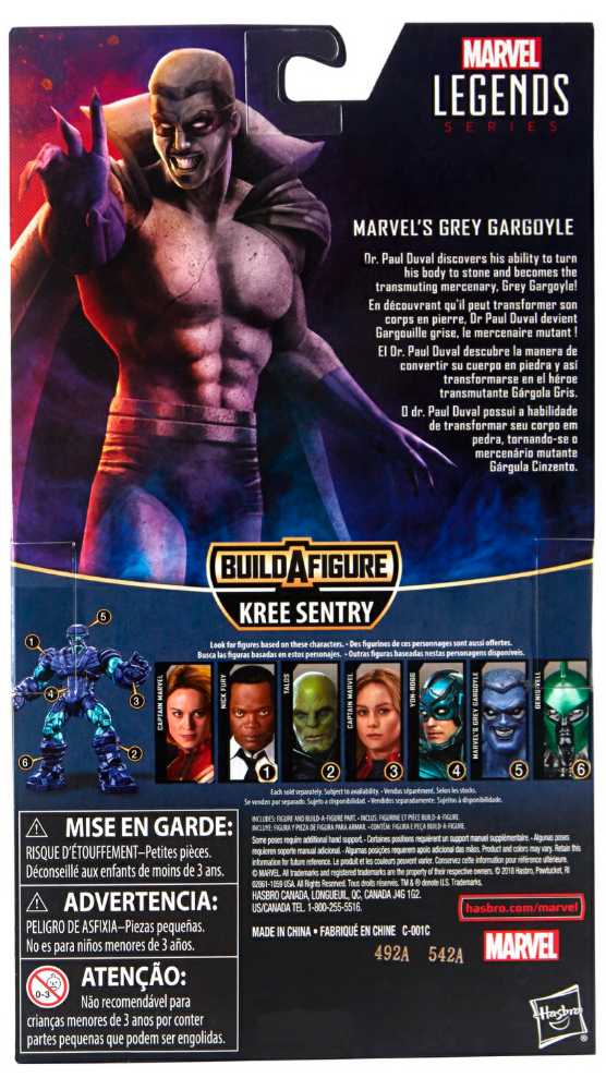 Marvel Legends, Kree Sentry Wave: Grey Gargoyle  - Hasbro (Marvel Superheroes) action figure collectible - Main Image 4