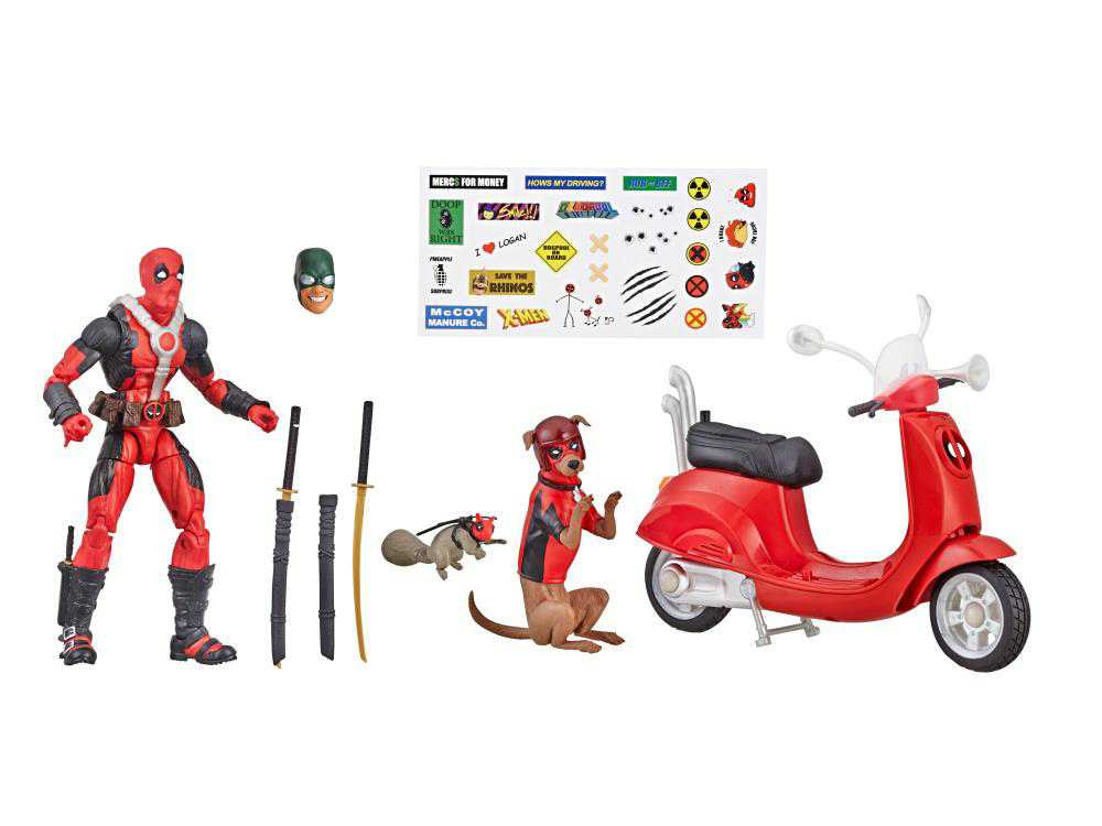 Marvel Legends, Ultimate Riders: Deadpool with Scooter - Hasbro (Marvel Superheroes) action figure collectible - Main Image 2