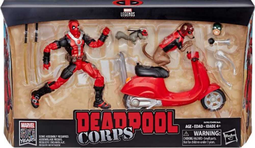 Marvel Legends, Ultimate Riders: Deadpool with Scooter - Hasbro (Marvel Superheroes) action figure collectible - Main Image 3