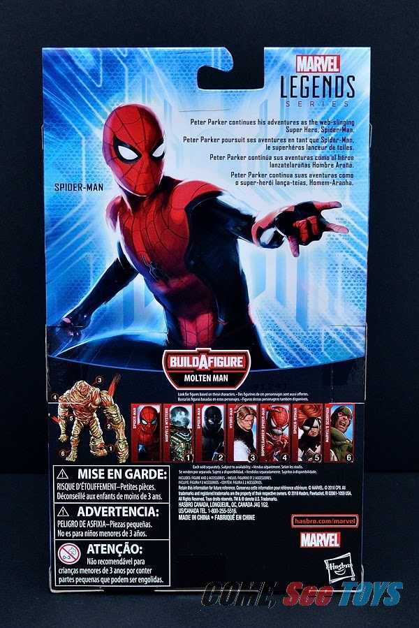 Marvel Legends, Molten Man Wave: Spider-Man (Spider-Man: Far From Home, MCU) - Hasbro (Marvel Superheroes) action figure collectible - Main Image 4