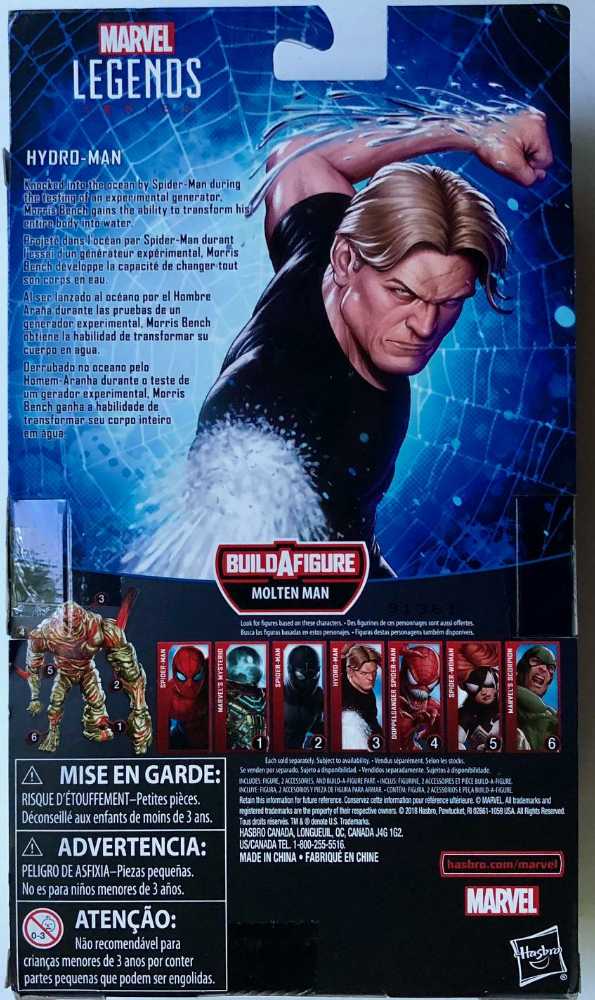 Marvel Legends, Molten Man Wave: Hydro-Man - Hasbro (Marvel Superheroes) action figure collectible - Main Image 4