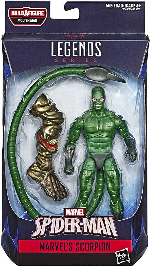 Marvel Legends Scorpion Molten Man Wave - Hasbro (Marvel Legend Series) action figure collectible - Main Image 3
