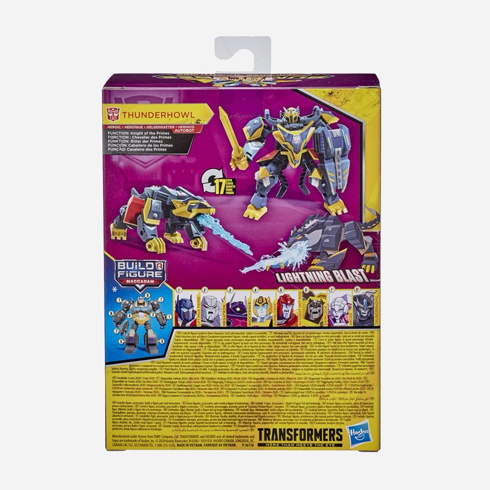 Bumblebee Transformers Bumblebee Cyberverse Adventures Thunderhowl  action figure collectible [Barcode 5010993866786] - Main Image 4