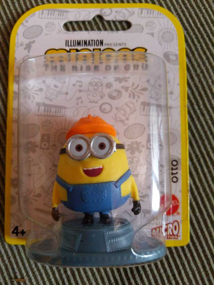 Illumination Minions The Rise Of Gru Mini Figurines Cake Toppers Set Of 3 Otto Stuart And Bob  action figure collectible [Barcode 887961855784] - Main Image 2