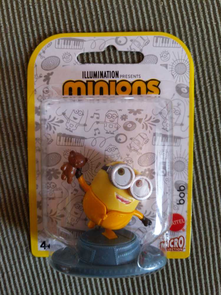 Illumination Minions The Rise Of Gru Mini Figurines Cake Toppers Set Of 3 Otto Stuart And Bob  action figure collectible [Barcode 887961855784] - Main Image 3