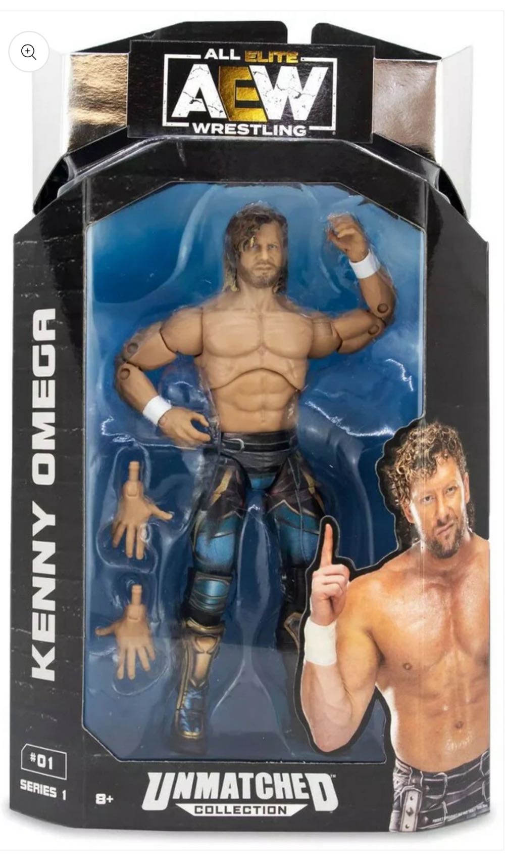 AEW Unmatched Collection #1 - Kenny Omega - Jazwares (AEW - Unmatched) action figure collectible - Main Image 3