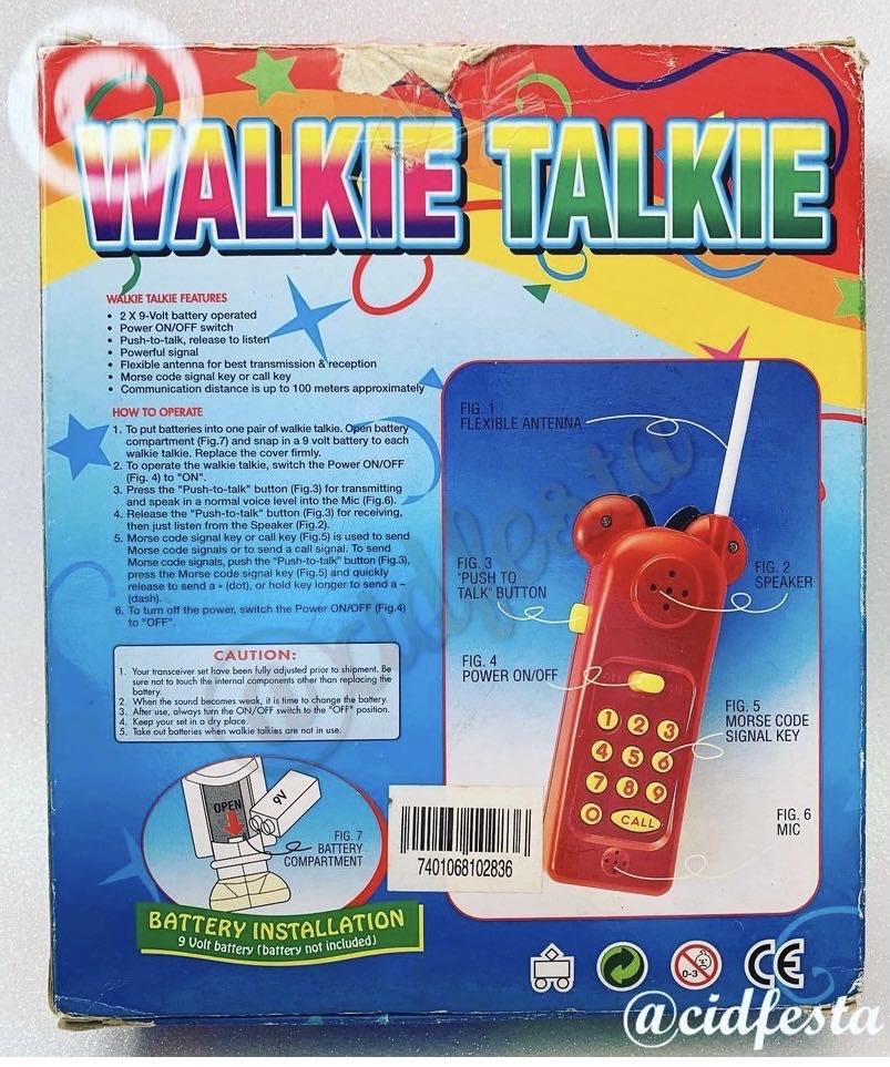 Walkie-Talkie Disney  (Disney) action figure collectible [Barcode 7401068102836] - Main Image 2