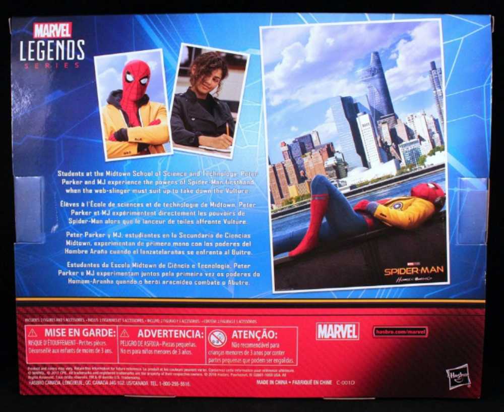 Marvel Legends, Target Exclusive 2-Pack: Spider-Man, Yellow Blazer (Spider-Man: Homecoming, MCU) - Hasbro (Marvel Superheroes) action figure collectible - Main Image 4