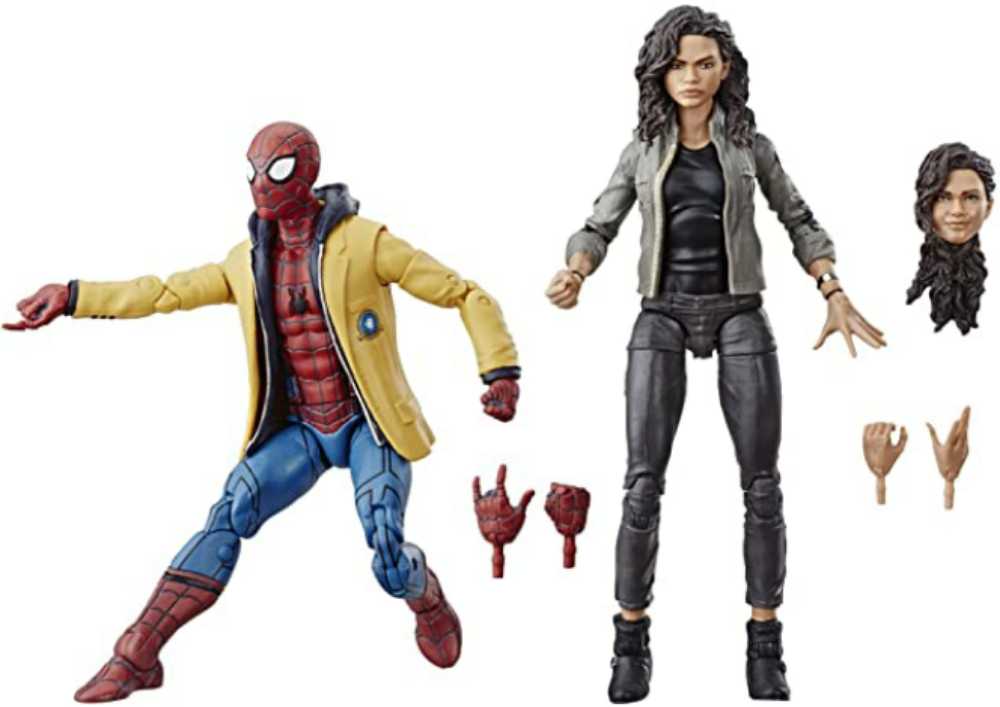 Marvel Legends MJ Target Exclusive 2-Pack Spider-Man: Homecoming, MCU - Hasbro (Marvel Superheroes) action figure collectible - Main Image 2