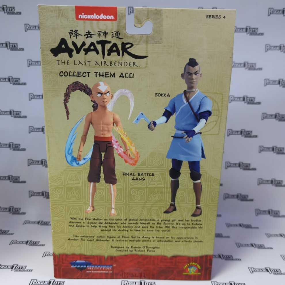 Avatar The Last Airbender: Final Battle Aang Deluxe Action Figure - Diamond Select Toys (Avatar The Last Airbender) action figure collectible [Barcode 699788839720] - Main Image 2