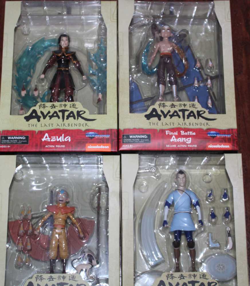 Avatar The Last Airbender: Final Battle Aang Deluxe Action Figure - Diamond Select Toys (Avatar The Last Airbender) action figure collectible [Barcode 699788839720] - Main Image 4