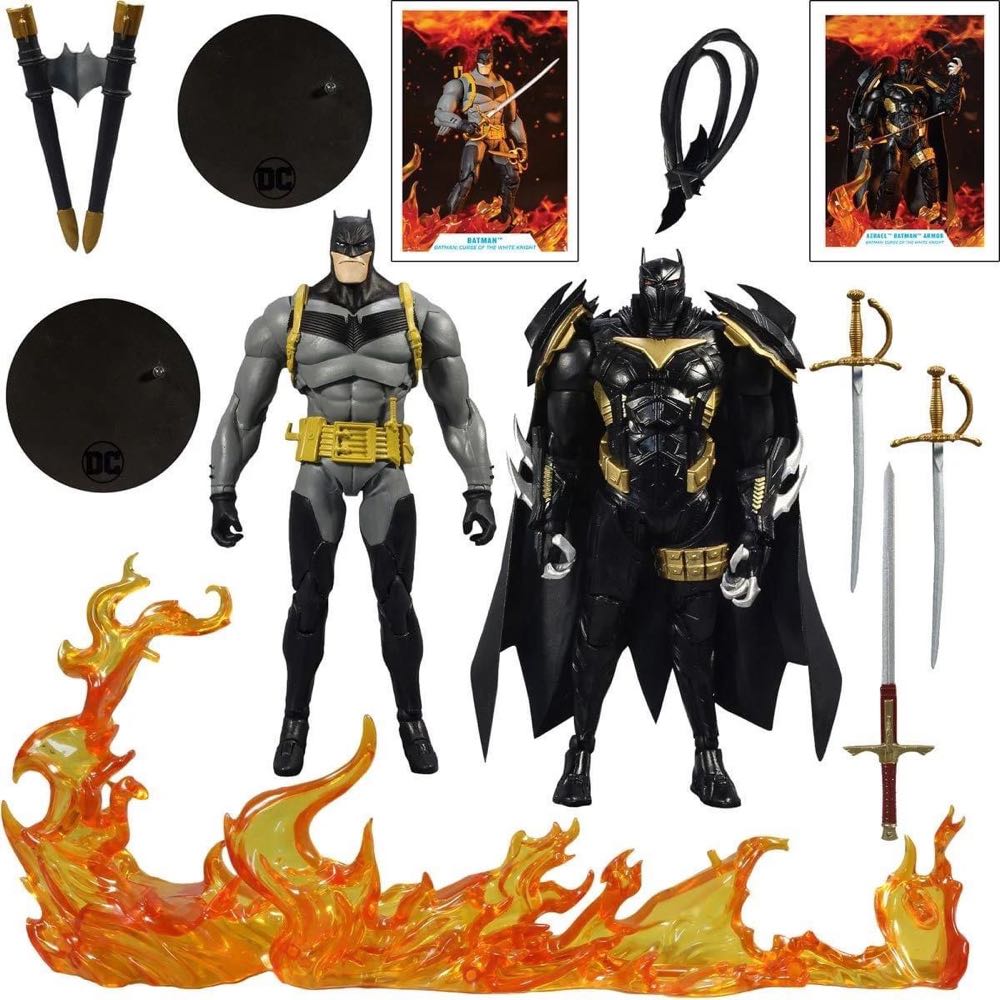 Batman Vs. Azrael Batman Armor - McFarlane Toys (Curse Of The White Knight) action figure collectible [Barcode 787926154559] - Main Image 2