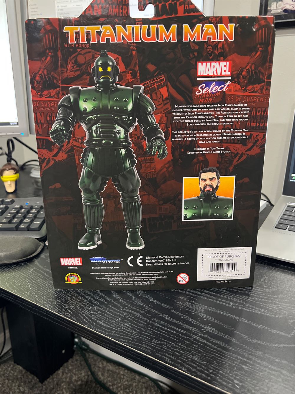 Titanium man - Diamonds Select (Marvel Select) action figure collectible [Barcode 699788842799] - Main Image 2