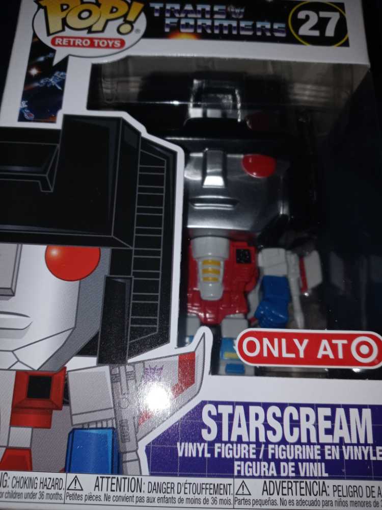 Transformers- Starscream Funko 27 - Funko (Transformers) (Transformers) action figure collectible [Barcode 889698509701] - Main Image 2